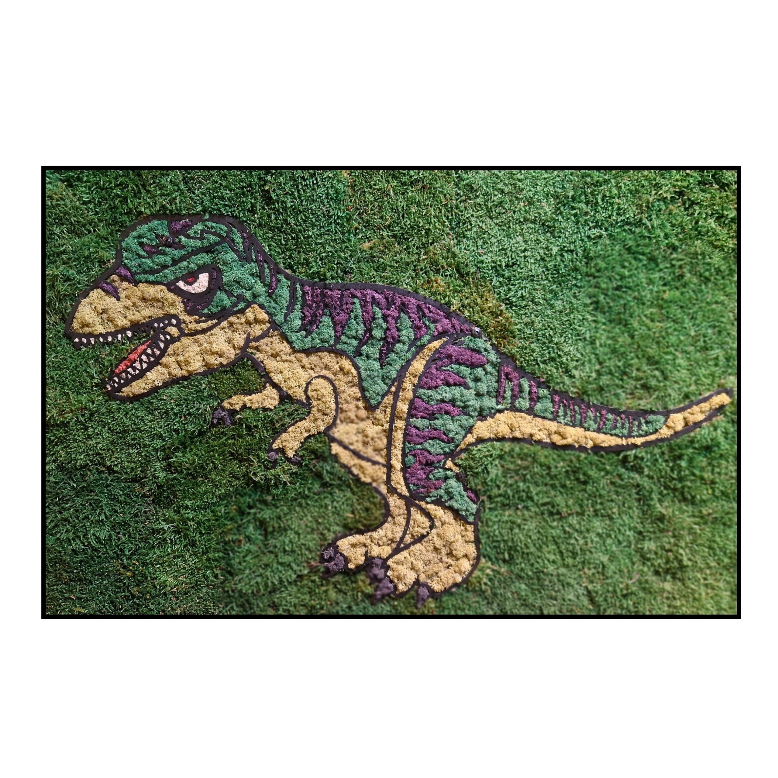 Mos Schilderij - T-Rex Dinosaur - Panorama (2) Mos Schilderij T Rex Dinosaur Panorama 2 scaled