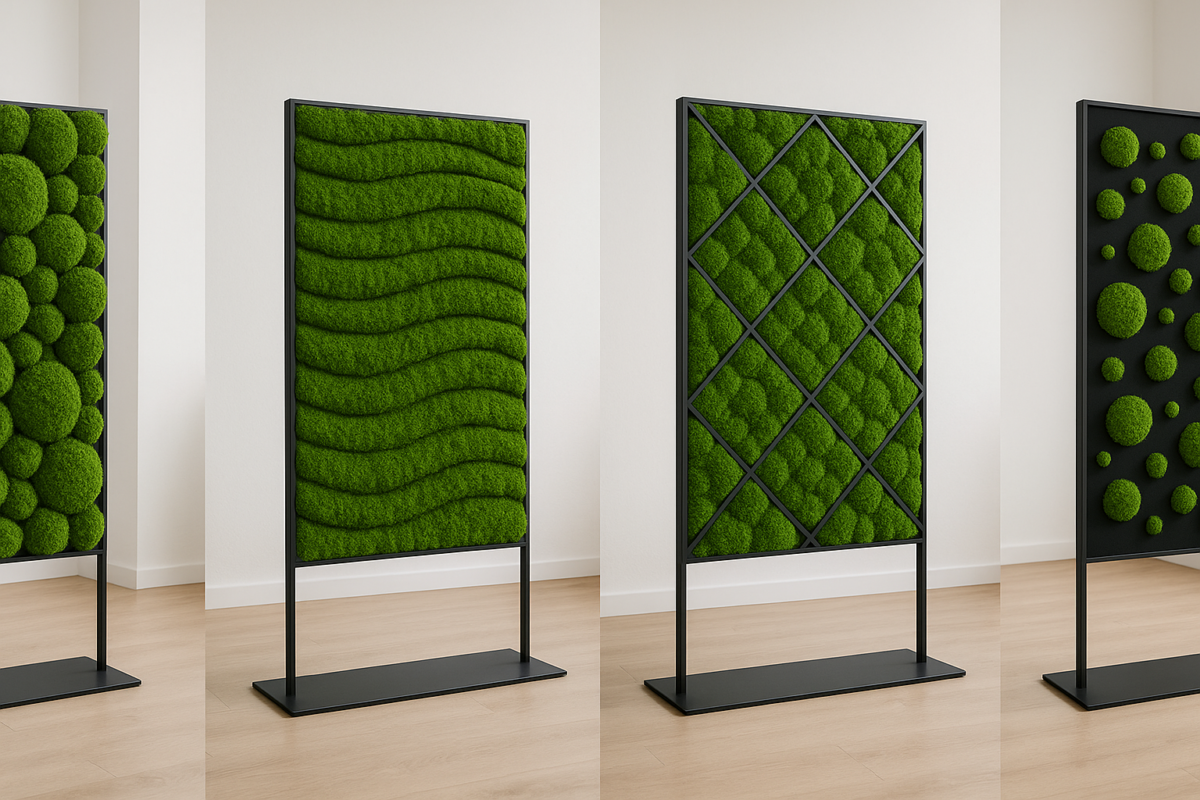 Moswanden 14 Groene Roomdividers