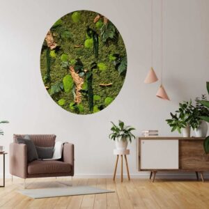 Jungleschilderij Ovaal - Amazon Green 4 JungleSchilderij Amazon Green 2