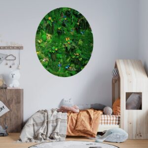 Jungleschilderij Ovaal Delicate Balance 1 1