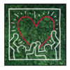 Mos schilderij Keith Haring Neon Love People 5