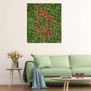 Mosschilderij Keith Haring Neon Dream 3 1 1