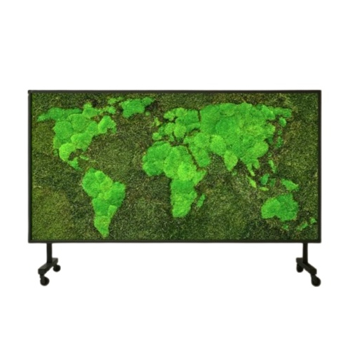 Groene Roomdividers 18 Mobiele Moswand Basic Design Wide 6