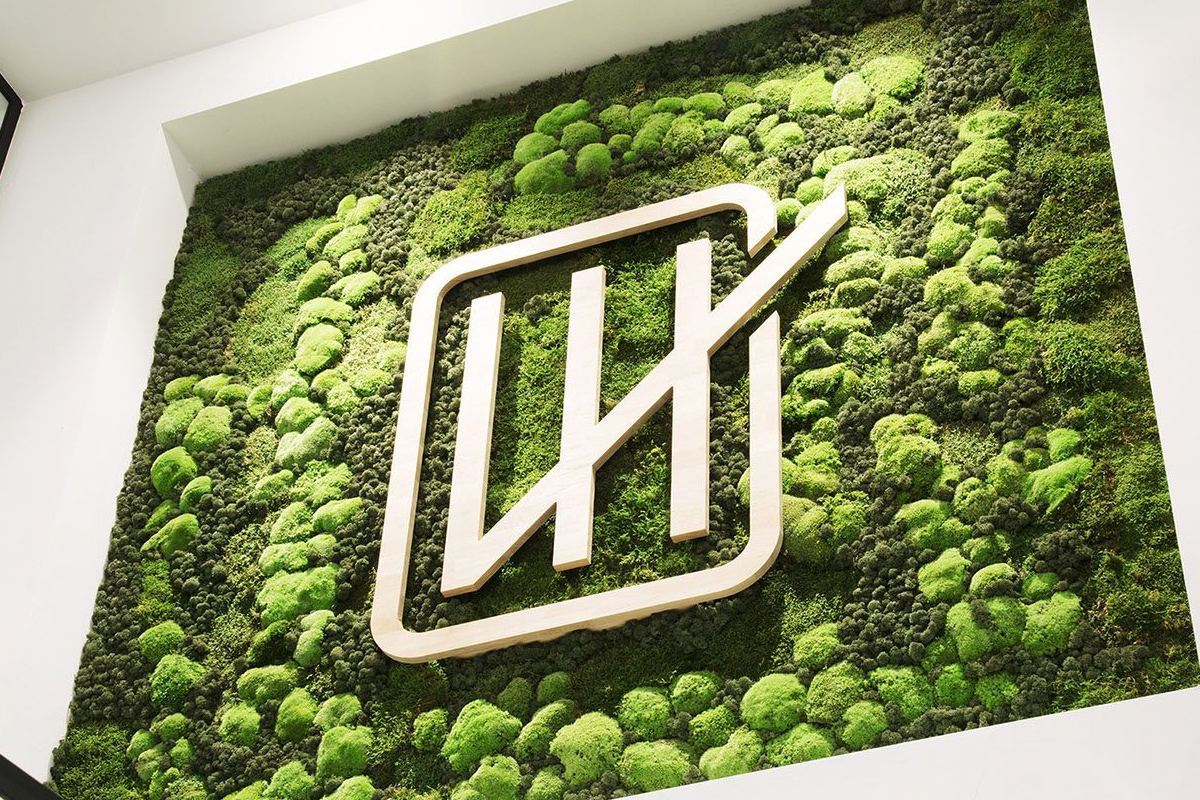 Moswand Logo 8 Hout